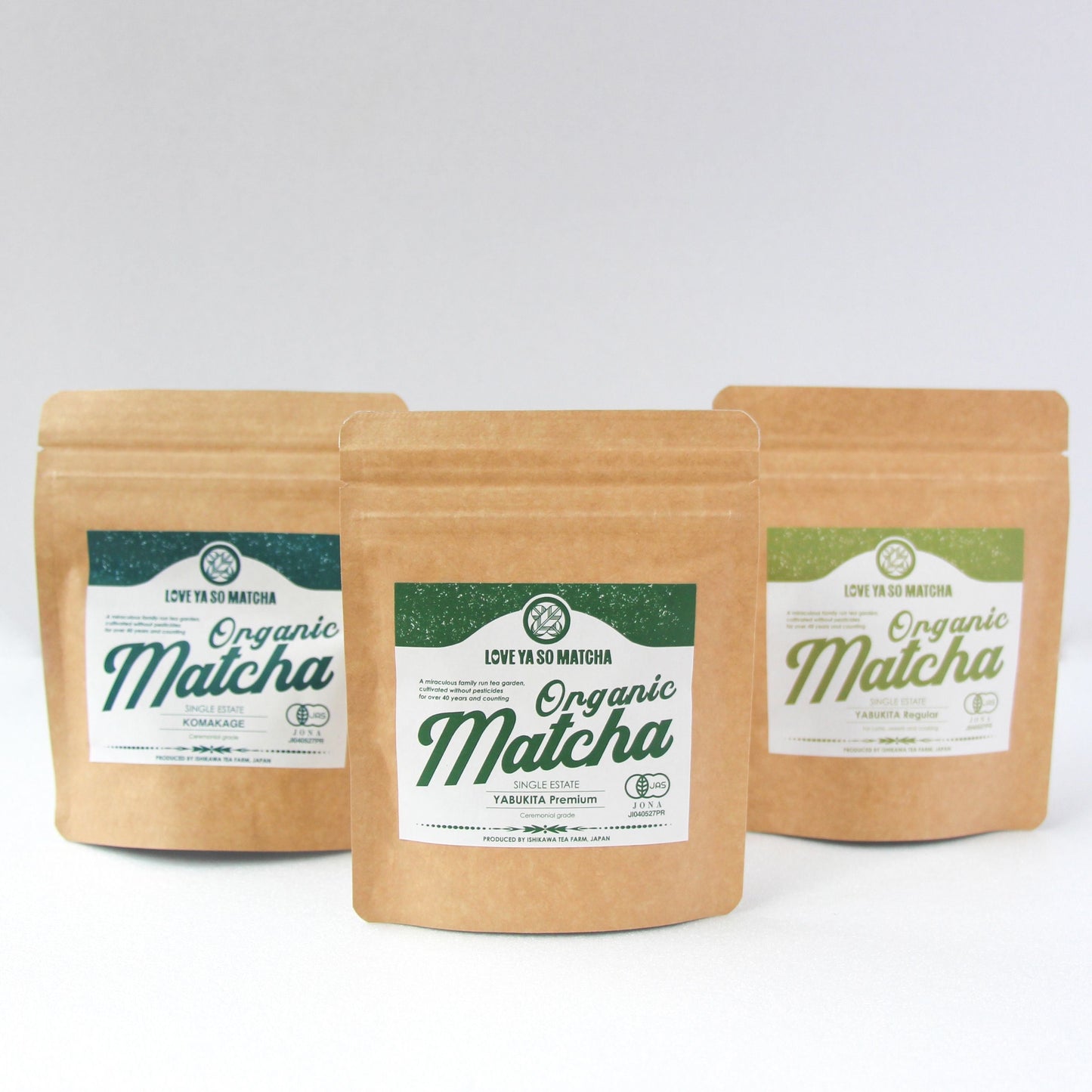 Ishikawa Tea Farm x Love Ya So Matcha – 3 Pack Collection