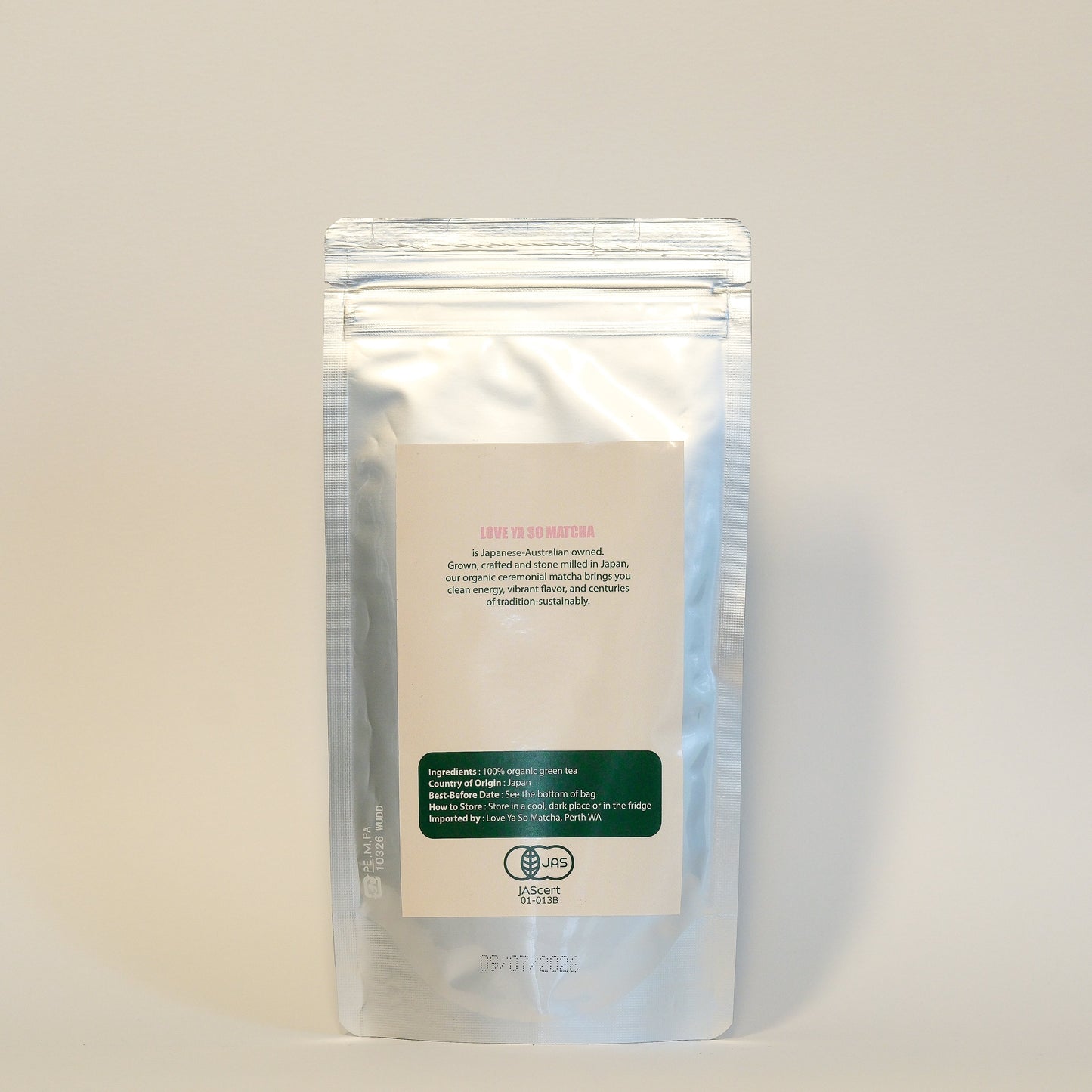 Organic Ceremonial Matcha 100g Bag