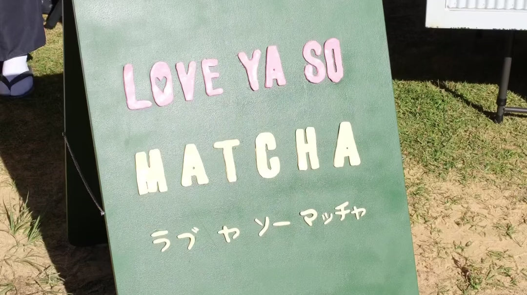 Load video: each serving of matcha is hand whisked with love